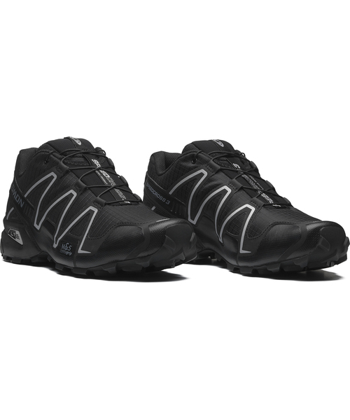 ADAM ET ROPE'(アダムエロペ)の「【SALOMON/サロモン】SPEEDCROSS 3(スニーカー・メンズ・ブラック・28.0cm/26.0cm/27.0cm)」の2枚目の写真