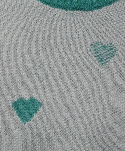 セール】ハートジャガードニットプルオーバー（ニット/セーター
