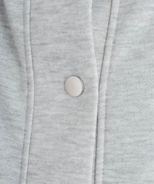 myke(ミーカ)の「myke 裏毛ハイネックフード付きロングパーカー(パーカー・レディース・ブラック/マルチ/オートミール・M)」の16枚目の写真