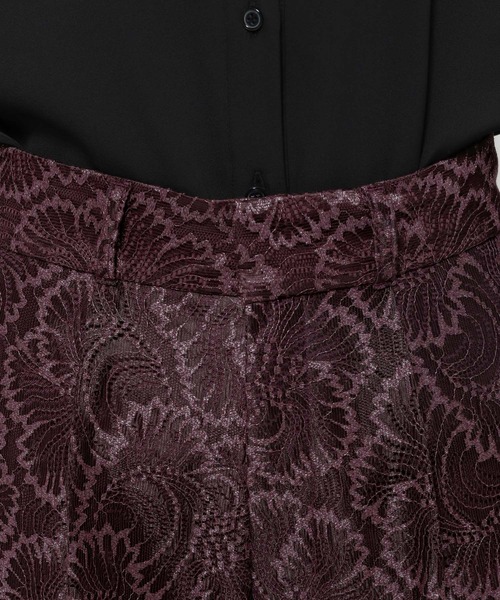 HARE（ハレ）の「レースレイヤードフレアパンツ(HARE)（その他パンツ・レディース・ブラック/ワインレッド・FREE）」の15枚目の写真