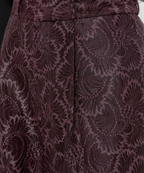 HARE（ハレ）の「レースレイヤードフレアパンツ(HARE)（その他パンツ・レディース・ブラック/ワインレッド・FREE）」の18枚目の写真