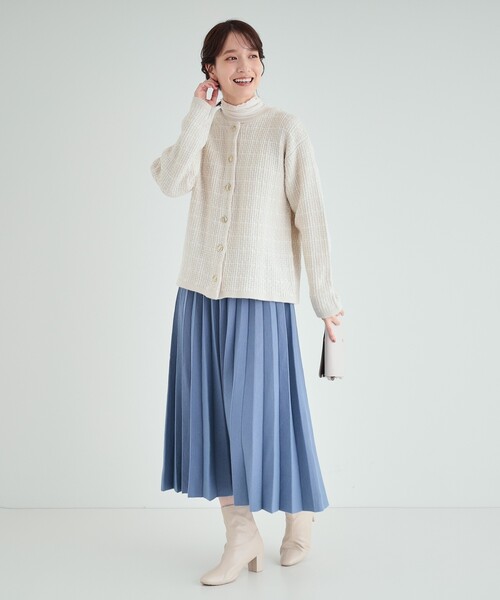 DRESKIP(ドレスキップ)の「◆上品で華やかに ラメツイード調 ニットカーディガン(カーディガン/ボレロ・レディース・ベージュ系その他3/ブラック/ブラック系・03/04/02)」の18枚目の写真