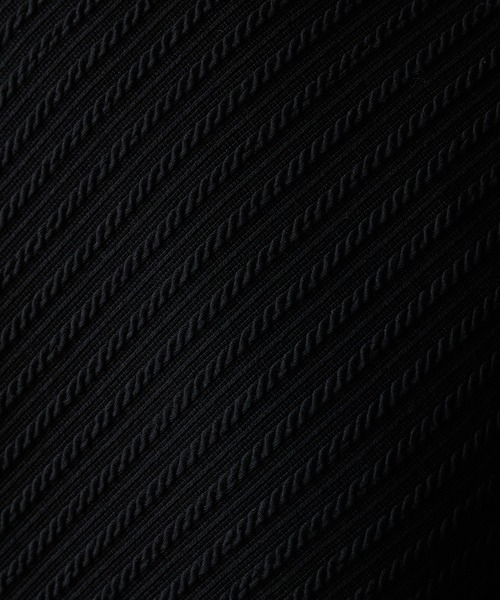 HIDEAWAYS NICOLE（ハイダウェイニコル）の「バイヤスケーブルブリスターVネックプルオーバー（Tシャツ/カットソー・メンズ・ボルドー/オフホワイト/ブラック・MEDIUM/LARGE/X-LARGE）」の14枚目の写真