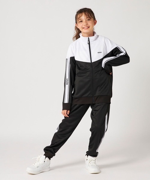 セール】【repipi armario/レピピアルマリオ】キッズ切替ジャージ上下