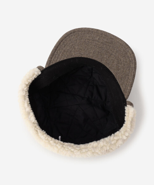 DANTON（ダントン）の「DANTON |  ボア 6パネルキャップ（キャップ・レディース・ブラウン/ブラック・F）」の7枚目の写真