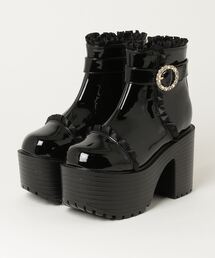 アンドラブ❗️フリルデザイン ブーツえるLLサイズ ブーツ（フリル）ファッション通販 - ZOZOTOWN