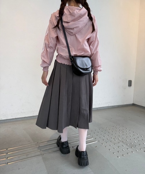 nemne store(ネンネストア)の「【Sepup】ウェストフリルプリーツミディスカート(スカート・レディース・ブラック/グレー・SMALL/MEDIUM)」の13枚目の写真