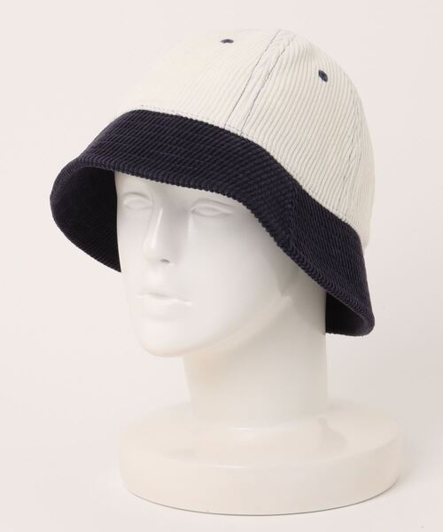Basiquenti(ベーシックエンティ)の「【Basiquenti】2tone Corduroy Crew Hat(ツートーンコーデュロイクルーハット)BCS-K31891(ハット・メンズ・ブラウン/オリーブ/ブラック/ネイビー・FREE)」の4枚目の写真