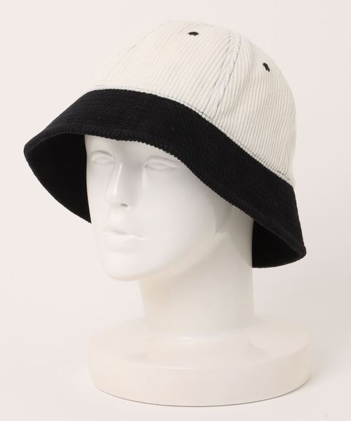 Basiquenti(ベーシックエンティ)の「【Basiquenti】2tone Corduroy Crew Hat(ツートーンコーデュロイクルーハット)BCS-K31891(ハット・メンズ・ブラウン/オリーブ/ブラック/ネイビー・FREE)」の1枚目の写真