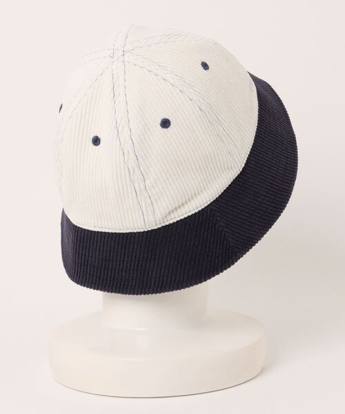 Basiquenti(ベーシックエンティ)の「【Basiquenti】2tone Corduroy Crew Hat(ツートーンコーデュロイクルーハット)BCS-K31891(ハット・メンズ・ブラウン/オリーブ/ブラック/ネイビー・FREE)」の5枚目の写真