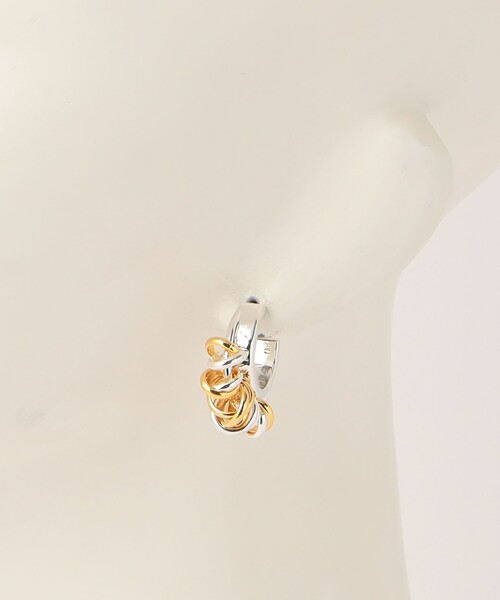 LAPUIS（ラピュイ）の「＜LAPUIS＞Volume Coil ピアス（ピアス（両耳用）・レディース・その他1/シルバー・FREE）」の9枚目の写真