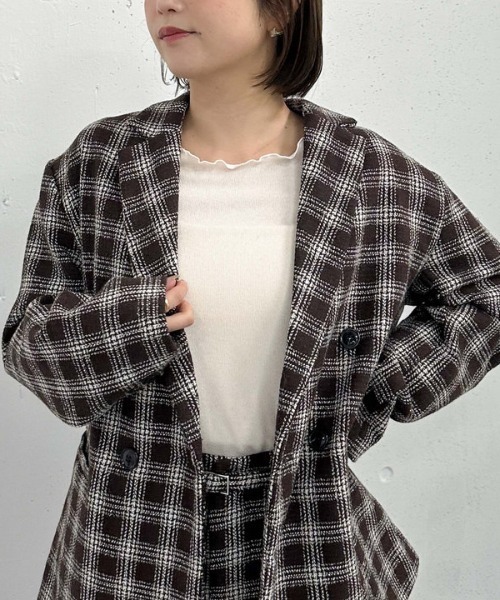 archives(アルシーヴ)の「アウトメロークルーネックカットプルオーバー(Tシャツ/カットソー・レディース・ブラック/オフホワイト/ワインレッド/ダークブルー・MEDIUM)」の5枚目の写真