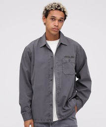 《WEB限定》FADED ONE POINT WORK SHIRT / フェイデッド ワンポイント ワークシャツ / AVIREX / アヴィレックス