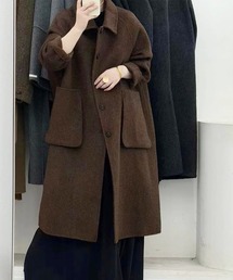 aimoha（アイモハ）の「クラシックステンカラーウールコート (AW)（ステンカラーコート）」