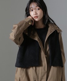 ライトボアクロップドジレ