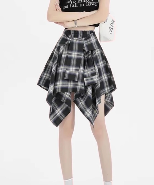 sevens(セブンズ)の「【sevens】シャツ風チェックミニスカート(スカート・レディース・イエロー/ネイビー・FREE)」の16枚目の写真