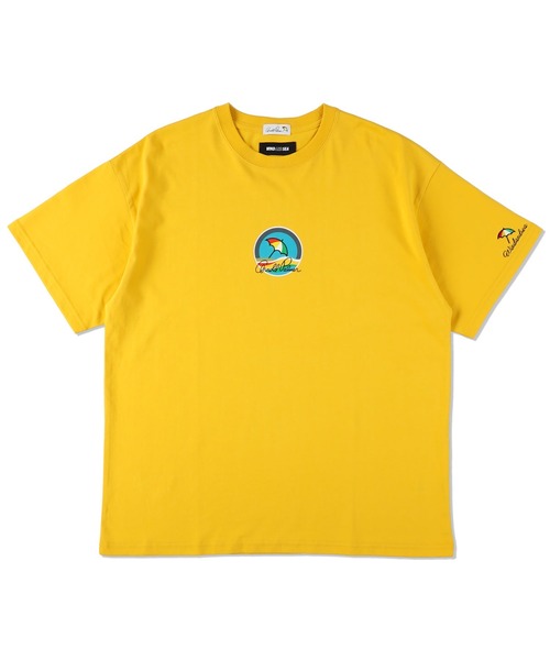 Arnold Palmer Golf（アーノルドパーマーゴルフ）の「ARNOLD PALMER x WDS Circle Logo Tee（Tシャツ/カットソー・メンズ・ネイビー/ホワイト/イエロー/サックスブルー・MEDIUM/LARGE/X-LARGE）」の8枚目の写真