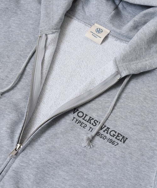 Volkswagen(フォルクスワーゲン)の「VOLKS WAGEN スウェットフルジップパーカー(パーカー・レディース・ナチュラル/杢グレー/ネイビー・S/M/L/XL)」の12枚目の写真