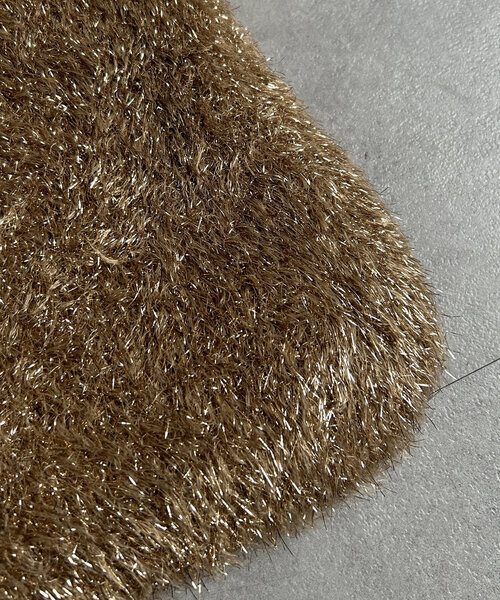 Thevon（ゼボン）の「メタリックフェザーバッグ（トートバッグ・レディース・ベージュ/ネイビー・FREE）」の9枚目の写真