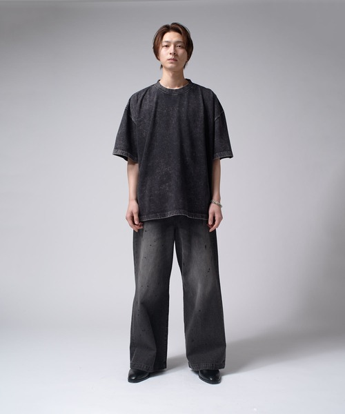 FRAMeWORK パウダーブリーチ BIG TEE セール】パウダーブリーチBIG Tシャツ（Tシャツ/カットソー