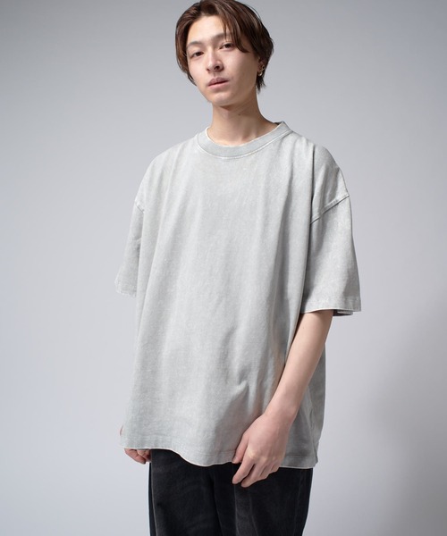 Lui's(ルイス)の「パウダーブリーチBIG Tシャツ(Tシャツ/カットソー・メンズ・ライトグレー/ブラック・FREE)」の16枚目の写真
