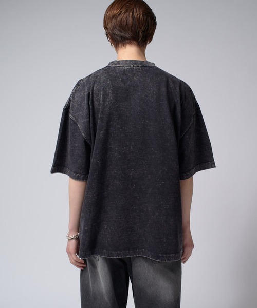 Lui's(ルイス)の「パウダーブリーチBIG Tシャツ(Tシャツ/カットソー・メンズ・ライトグレー/ブラック・FREE)」の13枚目の写真