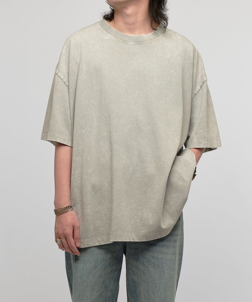 LOUIS VUITTON BLEACH加工グレー Tシャツ