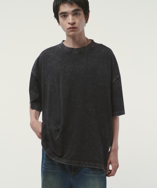 Lui's(ルイス)の「パウダーブリーチBIG Tシャツ(Tシャツ/カットソー・メンズ・ライトグレー/ブラック・FREE)」の20枚目の写真