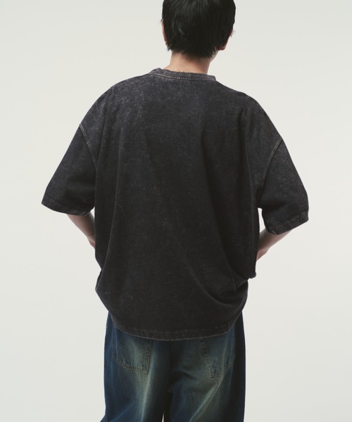 Lui's(ルイス)の「パウダーブリーチBIG Tシャツ(Tシャツ/カットソー・メンズ・ライトグレー/ブラック・FREE)」の21枚目の写真