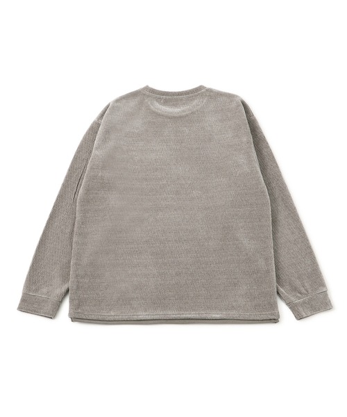 j.n.r.d(ジェー・エヌ・アール・ディー)の「j.n.r.d/カットモールボーダープルオーバー(Tシャツ/カットソー・メンズ・ホワイト系その他5/グレー/オレンジ系その他・L/LL/M)」の1枚目の写真