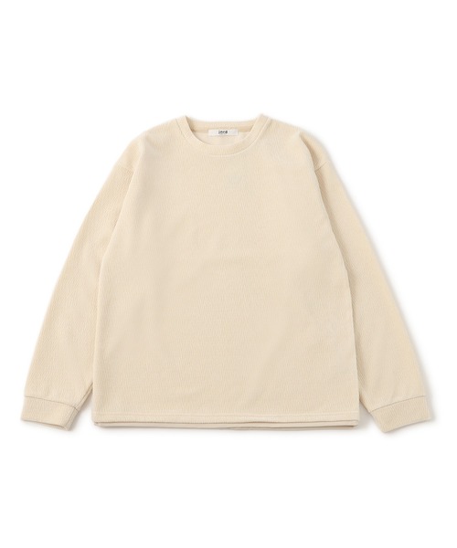 j.n.r.d(ジェー・エヌ・アール・ディー)の「j.n.r.d/カットモールボーダープルオーバー(Tシャツ/カットソー・メンズ・ホワイト系その他5/グレー/オレンジ系その他・L/LL/M)」の2枚目の写真
