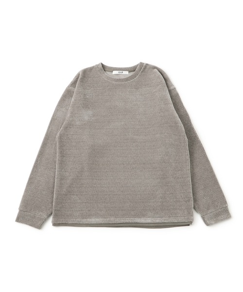 j.n.r.d(ジェー・エヌ・アール・ディー)の「j.n.r.d/カットモールボーダープルオーバー(Tシャツ/カットソー・メンズ・ホワイト系その他5/グレー/オレンジ系その他・L/LL/M)」の5枚目の写真