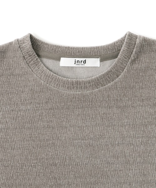 j.n.r.d(ジェー・エヌ・アール・ディー)の「j.n.r.d/カットモールボーダープルオーバー(Tシャツ/カットソー・メンズ・ホワイト系その他5/グレー/オレンジ系その他・L/LL/M)」の7枚目の写真