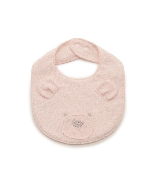 gelato pique（ジェラートピケ）の「【BABY】ベアスタイ（スタイ/よだれかけ・キッズ・ピンク/ベージュ/ブルー・FREE）」の3枚目の写真
