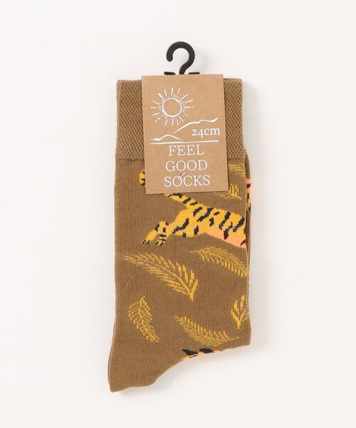 チャイハネ（チャイハネ）の「【チャイハネ】ネイチャーミドルソックス23～25cm（ソックス/靴下・レディース・ブラック/カーキ/オリーブ/ネイビー/パープル/イエロー/レッド/ホワイト・FREE）」の18枚目の写真