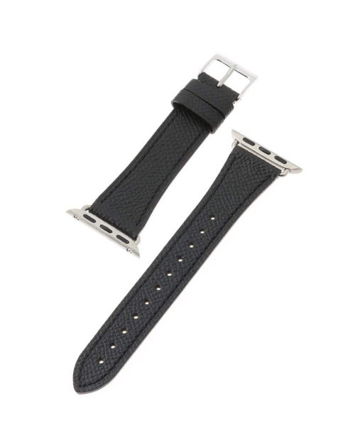 HIROB（ヒロブ）の「【KUROCURRANT / クロカラント】Apple watch belt / Epsom leather（デジタル腕時計・レディース・ブラック/グレー系その他/ホワイト/キャメル/ブルー・FREE）」の2枚目の写真