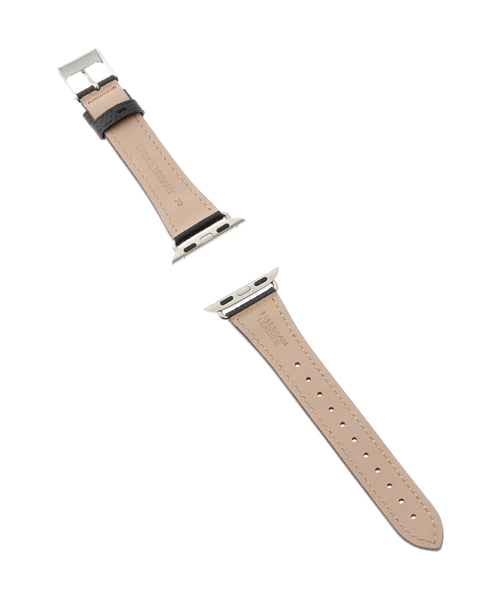 HIROB（ヒロブ）の「【KUROCURRANT / クロカラント】Apple watch belt / Epsom leather（デジタル腕時計・レディース・ブラック/グレー系その他/ホワイト/キャメル/ブルー・FREE）」の6枚目の写真
