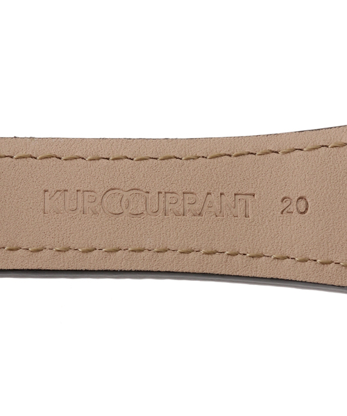 HIROB（ヒロブ）の「【KUROCURRANT / クロカラント】Apple watch belt / Epsom leather（デジタル腕時計・レディース・ブラック/グレー系その他/ホワイト/キャメル/ブルー・FREE）」の11枚目の写真