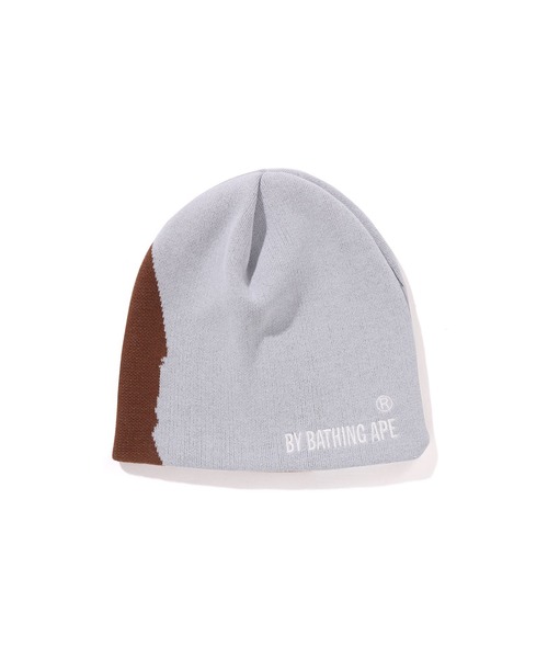 A BATHING APE(アベイシングエイプ)の「APE HEAD KNIT CAP(ニットキャップ/ビーニー・メンズ・グレー/ブルー/グリーン・FREE)」の4枚目の写真