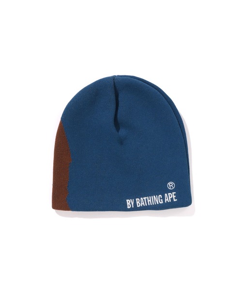 A BATHING APE(アベイシングエイプ)の「APE HEAD KNIT CAP(ニットキャップ/ビーニー・メンズ・グレー/ブルー/グリーン・FREE)」の6枚目の写真