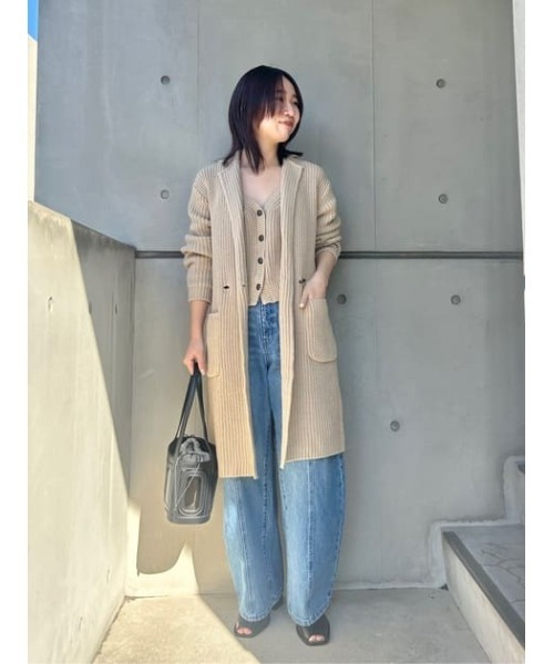 セール】片畦キャミソールショートジレ（ベスト）｜allureville