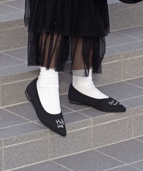 ドローイングニットパンプス（パンプス）｜minia（ミニア）
