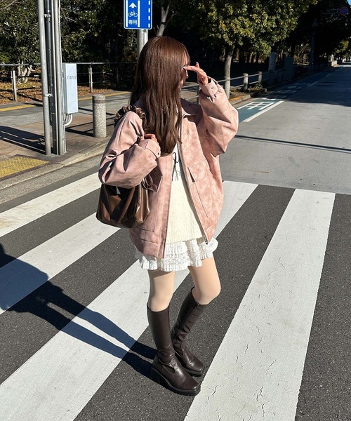 Ambre Neige(アンブルネージュ)の「embroidered jacket / 刺繍入りジャケット(ブルゾン・レディース・ピンク系その他/ブラウン系その他/ブラック・FREE)」の18枚目の写真