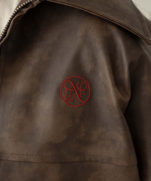 Ambre Neige(アンブルネージュ)の「embroidered jacket / 刺繍入りジャケット(ブルゾン・レディース・ピンク系その他/ブラウン系その他/ブラック・FREE)」の5枚目の写真