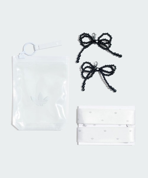 adidas（アディダス）の「アディダス ORIBBON シューアクセサリー / リボン シューレース シューアクセサリー シューズチャーム / アディダスオリジナルス adidas Originals（シューズアクセサリー・レディース・ピンク系その他/ブラック系その他/ホワイト系その他・FREE）」の4枚目の写真