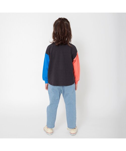 BREEZE（ブリーズ）の「【リンク/ジュニア対応】ハートポケットロンT（Tシャツ/カットソー・キッズ・チャコール/オレンジ/オフホワイト・80/90/100/110/120/130/140）」の5枚目の写真