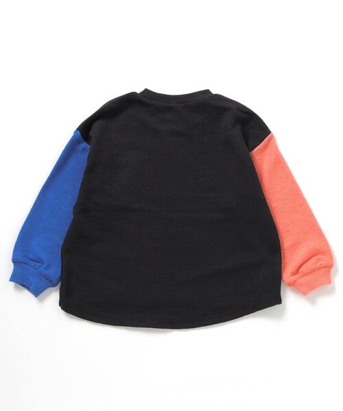 BREEZE（ブリーズ）の「【リンク/ジュニア対応】ハートポケットロンT（Tシャツ/カットソー・キッズ・チャコール/オレンジ/オフホワイト・80/90/100/110/120/130/140）」の18枚目の写真