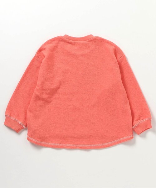 BREEZE（ブリーズ）の「【リンク/ジュニア対応】ハートポケットロンT（Tシャツ/カットソー・キッズ・チャコール/オレンジ/オフホワイト・80/90/100/110/120/130/140）」の19枚目の写真