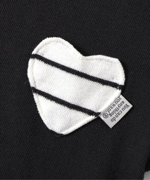 BREEZE（ブリーズ）の「【リンク/ジュニア対応】ハートポケットロンT（Tシャツ/カットソー・キッズ・チャコール/オレンジ/オフホワイト・80/90/100/110/120/130/140）」の22枚目の写真