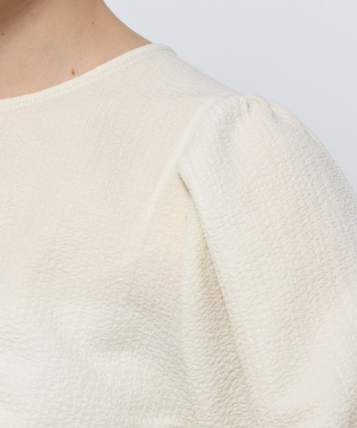 LOWRYS FARM（ローリーズファーム）の「2WAYシャーリングブラウス　289024（シャツ/ブラウス・レディース・ブラウン/アイボリー/ブラック系その他/ブラック・FREE）」の20枚目の写真